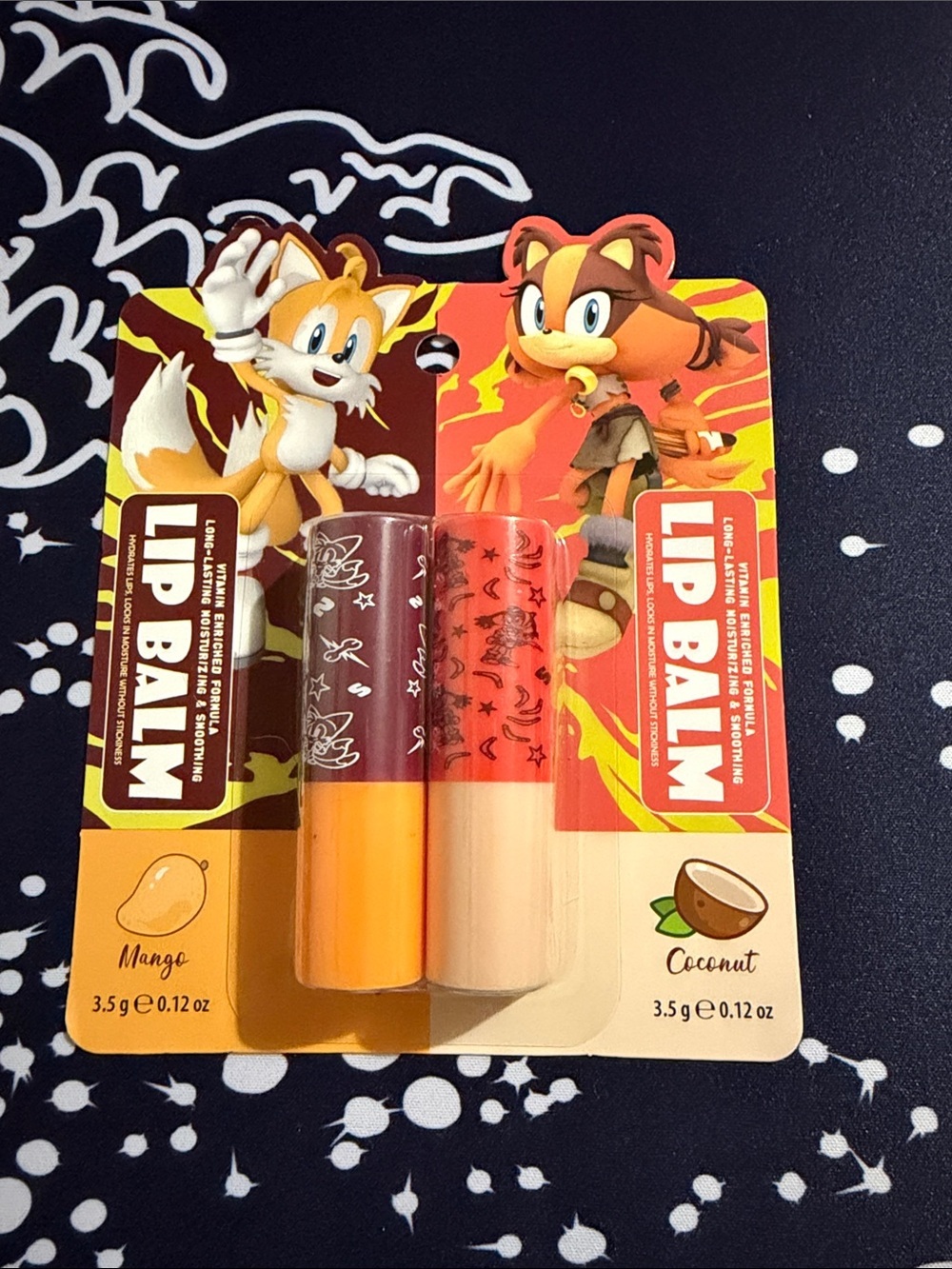 Disney Lip Balm Duo - Mango Orange & Coconut Beige